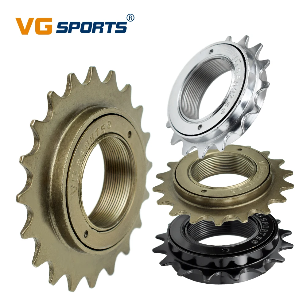 1pc VG Sports 16T 18T 20T 22T 24T 34MM Single Speed Bicycle Freewheel Sprocket Part for BMX 1 Speed Cog Gear Bicycle Accessories