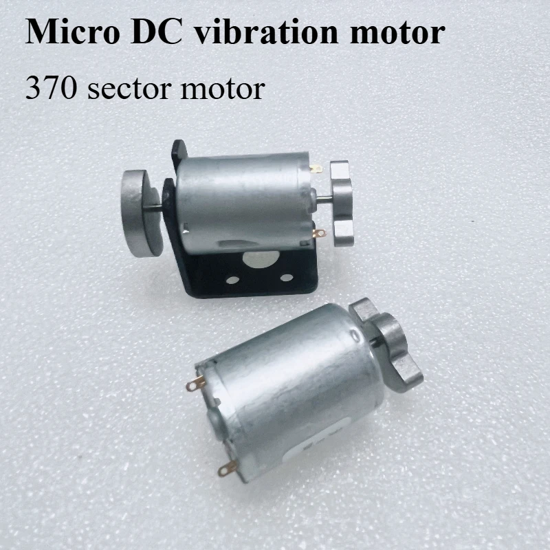 Motor de vibración Micro CC de RK-370, eje único, doble eje, 6V, 3000RPM, 12V, 6000RPM, 24V, pequeño Motor masajeador para aplicaciones de juguetes