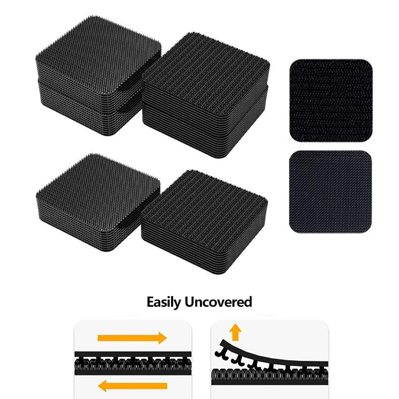 Car Carpet Mat Fixing Stickers Universal Self Adhesive Fastener Car Floor Mat Clips For Mat Bed Sheet and Sofa Carpet Tape
