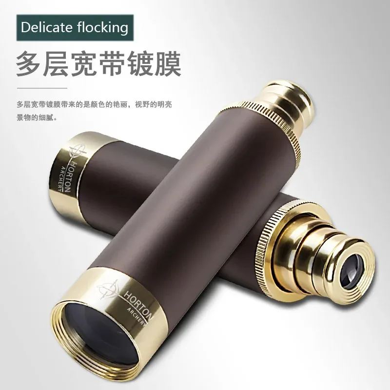 

Telescope Retro Monocular Telescopic Children 25x30 High Power HD Night Vision Adult Mini Outdoor Portable