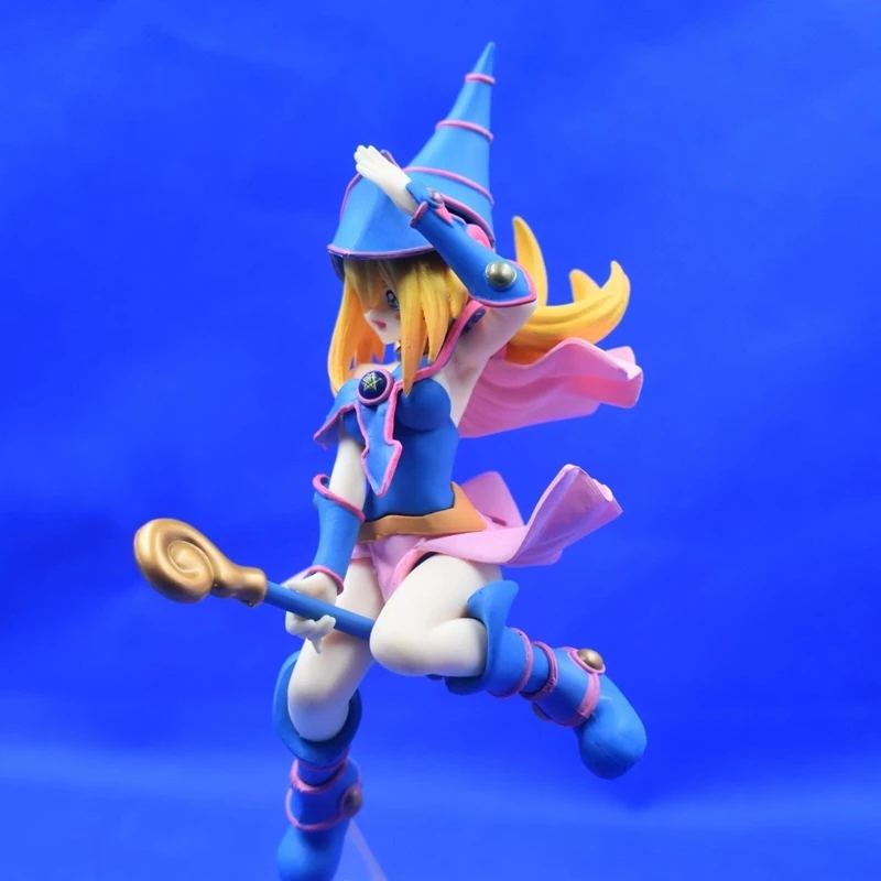 Yu-Gi-Oh Beautiful Girl Black Wizard Girl Mana Dark Pharaoh King Game King Figurine Model Ornament Anime Action Gift Model Doll