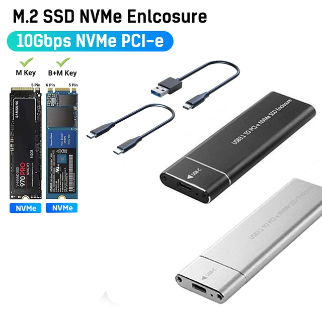 M.2 NVME SSD M2 NVMe M2 USB 3.1 C 10Gbps M HD PC AliExpress