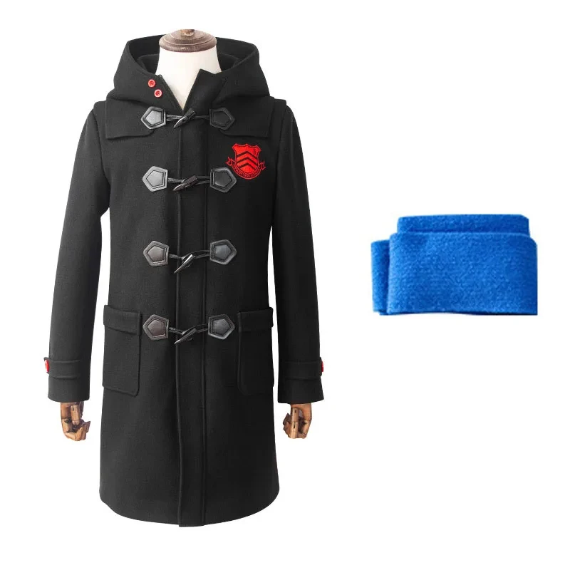 

2026 Amamiya Ren Cosplay Jackets Games Strange Thief Group Kurusu Akira Costume Unisex Winter Thick Coat Anime Costumes gf;.9