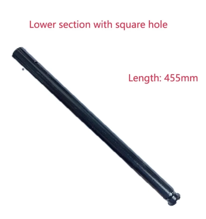 Hydraulic Horizontal Jack Handle Long Pressure Rod 3 Tons 4 Tons Accessories Horizontal Top Square Hole Long Sod Steel Pipe Pres