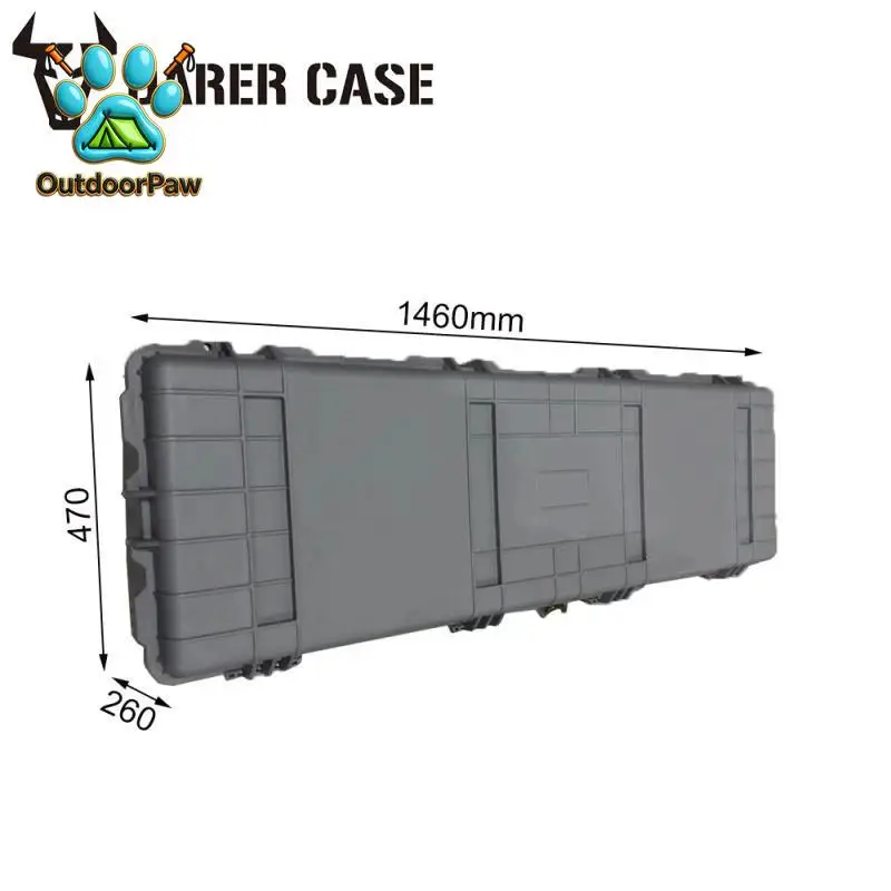 DPC140-2 Hard Plastic Waterproof Transport Box Protective Case