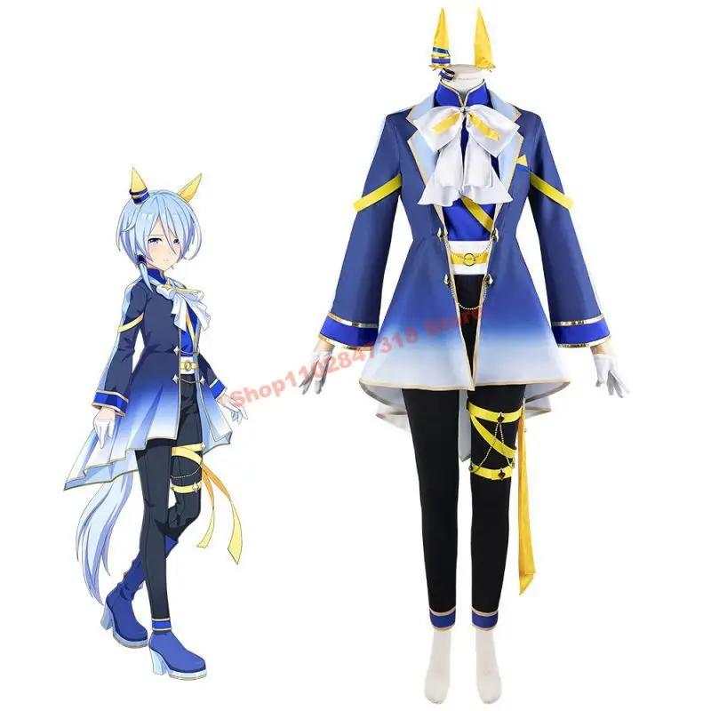 

Pretty Derby K.S.Miracle Cosplay Costume Umamusume Game Anime Clothing And Accessories Halloween Party Dressing Up