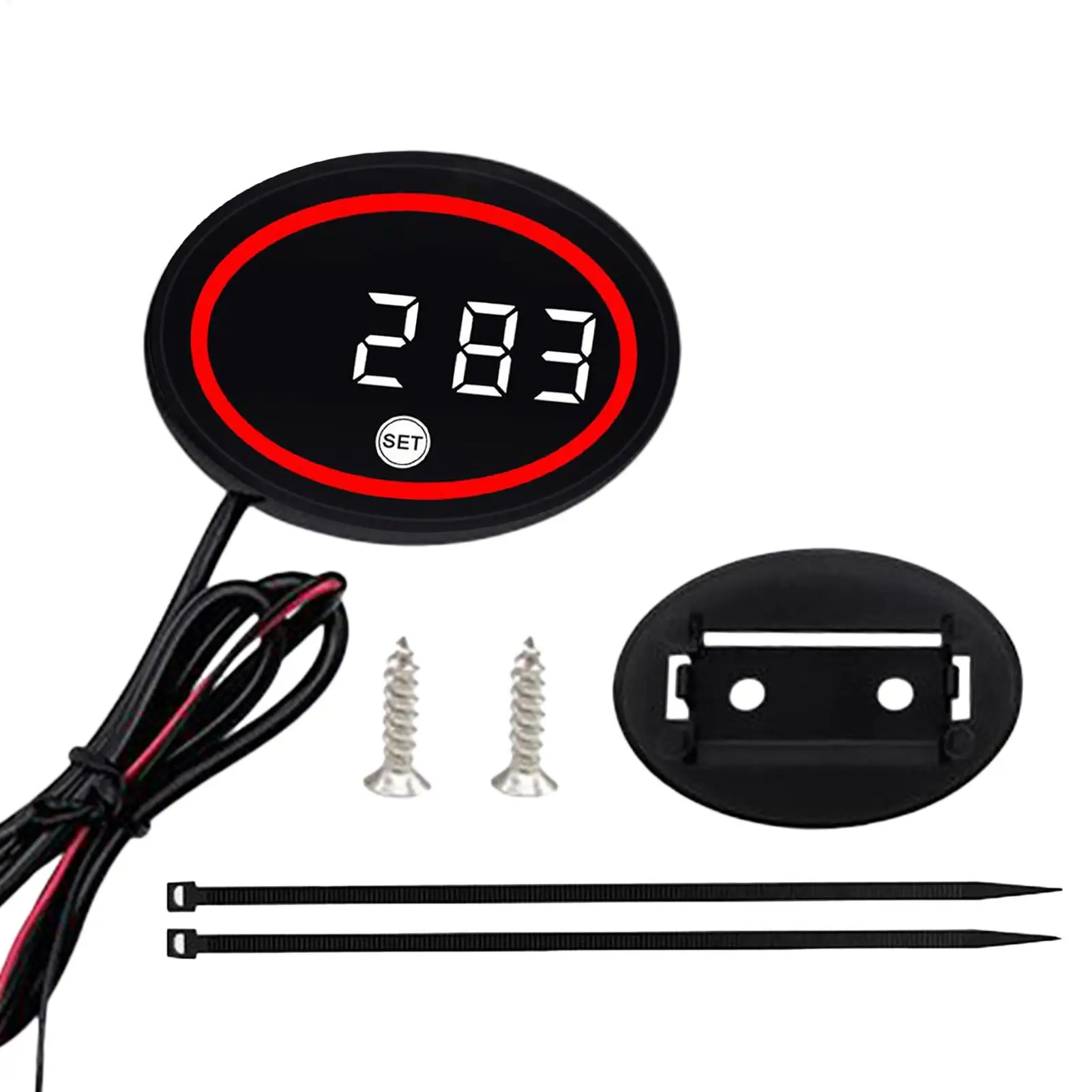 

Цифровые часы для мотоцикла, умные светодиодные часы, цифровые часы для мотоцикла, датчик напряжения для женщин, подростков, любителей велоспорта, поездок на работу