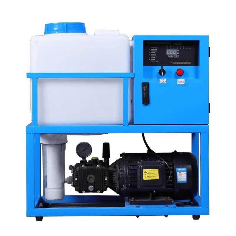 

Fog System for Farm Cooling, High Pressure Misting Spray Fence for Dust Reduction Greenhouse Pest Control