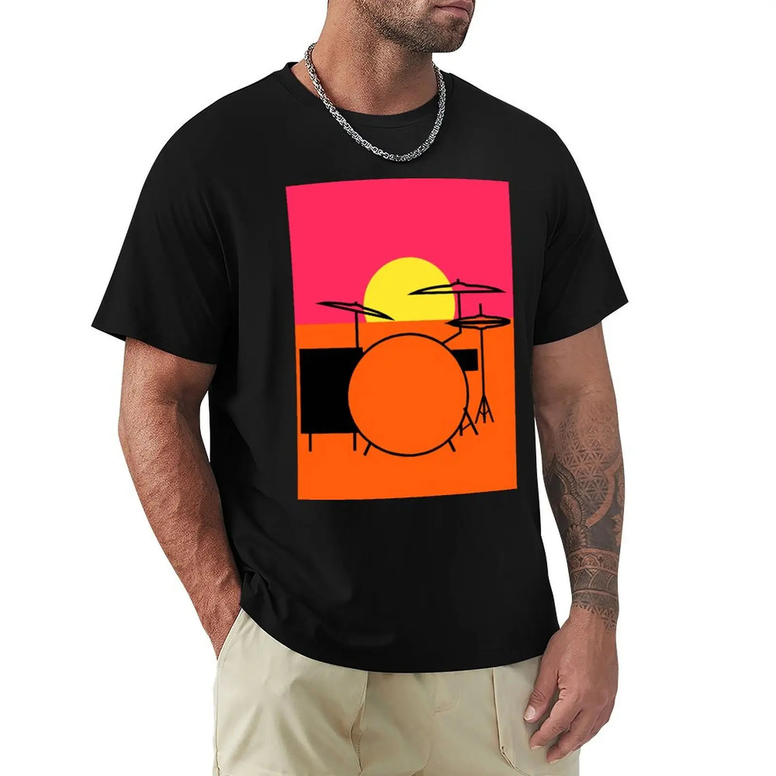Pop Art Drums Endless T-Shirt Halloween Theme T-Shirt
