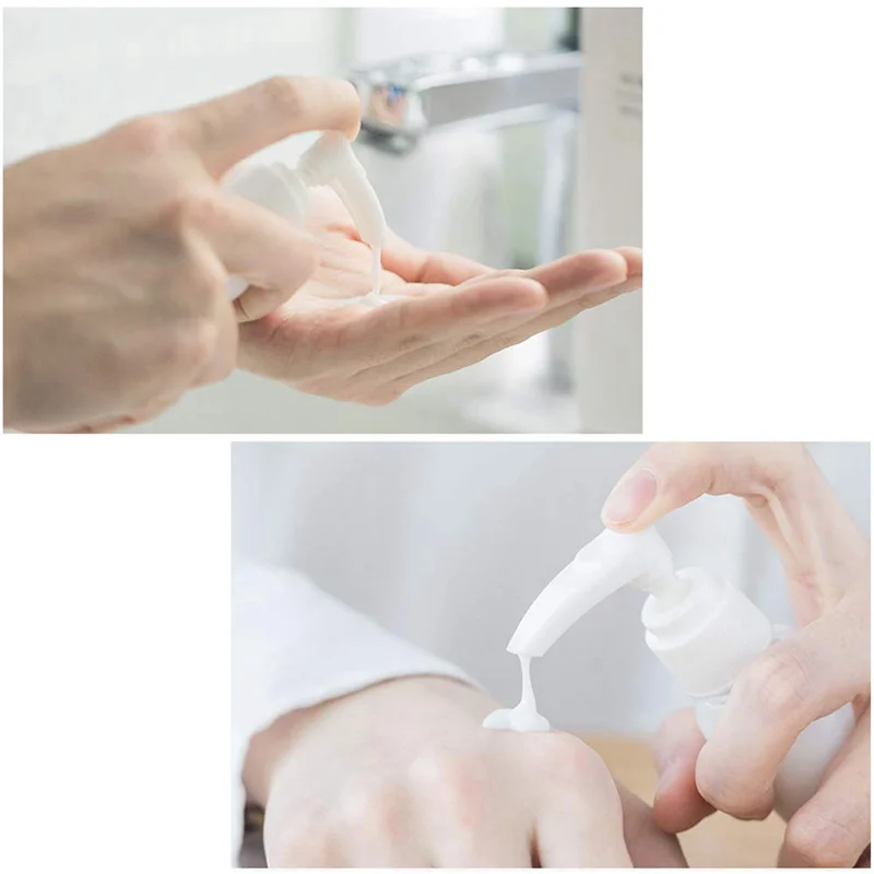 【MUST-HAVES】72 pacote 3.4oz/100ml garrafas de viagem transparentes bomba garrafa dispensador de loção para água, óleo de massagem, shampoo