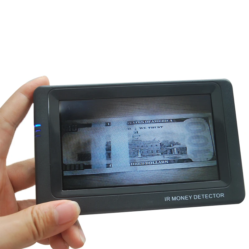 Top! IR infrared camera portable cash currencies detector fake money banknote detector MINI BANKNOTE DETECTOR