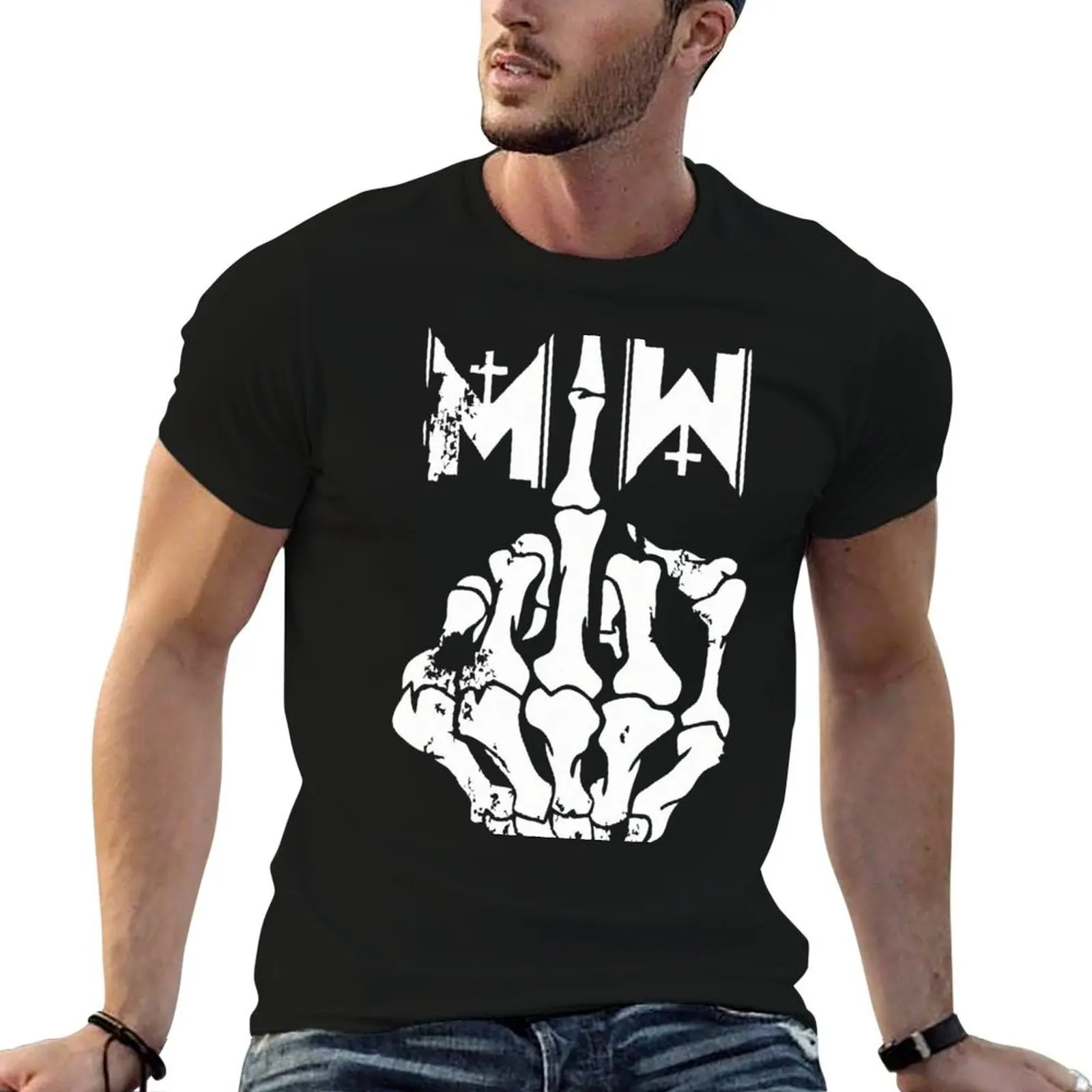 Motionless in White Middle Finger Music Band Gift Men T-Shirt summer 2026 croswit shirt man mens graphic t-shirts pack