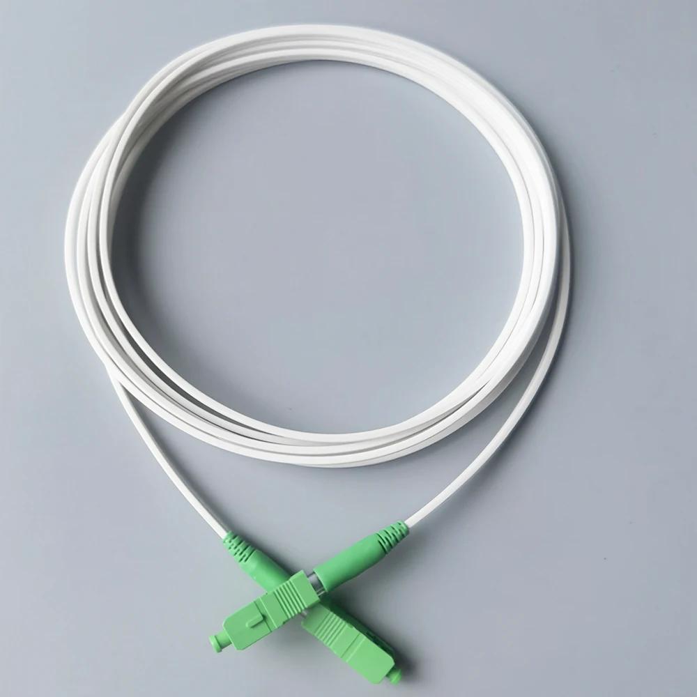 Cable óptico de Fibra óptica FTTH para interiores, Cable de extensión de modo único SC/APC-SC/APC, 2M/3M