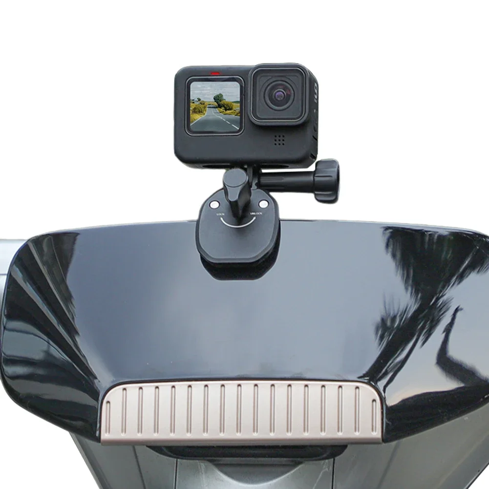 

Universal Sports Camera Bracket Aluminum Alloy Mount Motorbike Windscreen Clamp Mount Motorcycle Windshield Clamp for GoPro GO3S