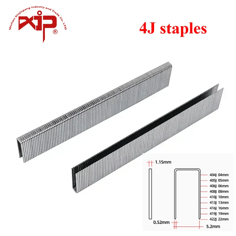 1000 PCS Staple Framing Tacker U Shaped Nail for Stapler Gun Furniture Construction Cabinet Woodworking Concrete Material