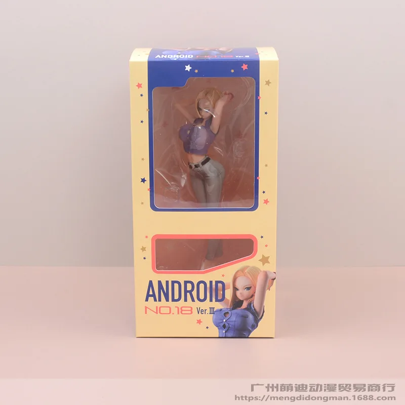 

Коллекционная фигурка-статуэтка Видел, Бульма, Андроид 18 из аниме Dragon Ball, 21 см, в коробке, из ПВХ, модель-игрушка