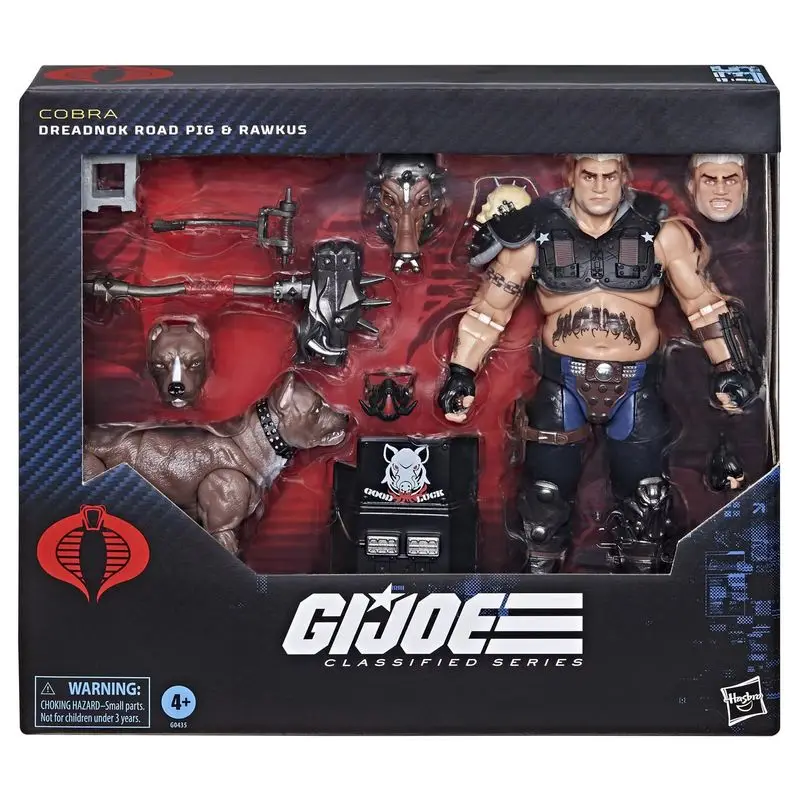 New G.I. Joe 6-Inch Classified Series: #135, #141,#139 Raptor Dreadnok Road Pig & Rawkus 2-Pack Figure Collectible Model Gk Toy