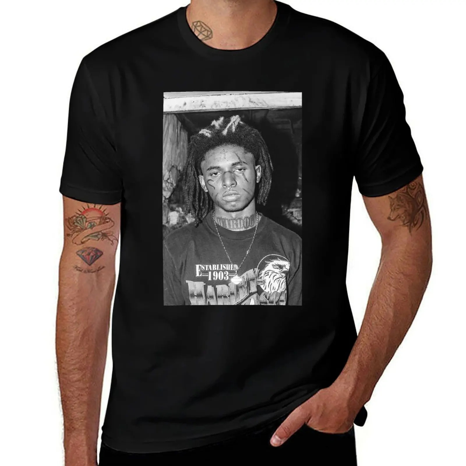 

Zillakami Mugshot T-Shirt Street Fashion Casual Tee Shirt