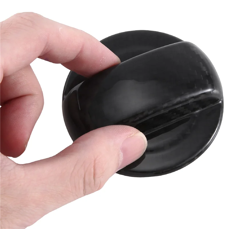 Tapa de tanque de combustible de coche de fibra de carbono BB, accesorios embellecedores para Golf 7 MK7 GTI Golf 8 MK8 GTI Beetle Sicrocco Passat CC Tiguan