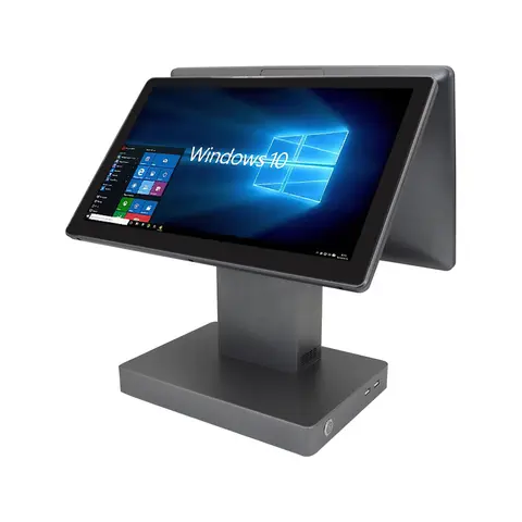 15.6 Inch Windows POS System Touch Screen Cash Register I3 I5 Win10 ECR Terminal for Restaurant Office Point of Sale