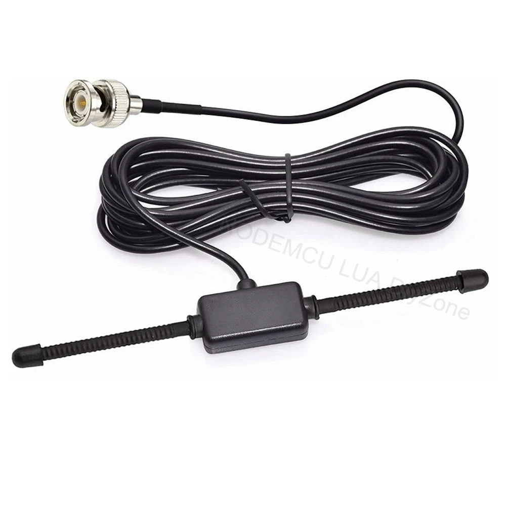 25MHz-1200MHz VHF UHF Antenna Car Truck Scanner Adhesive Mount Antenna BNC Male Dipole Antenna for Vehicle Radio