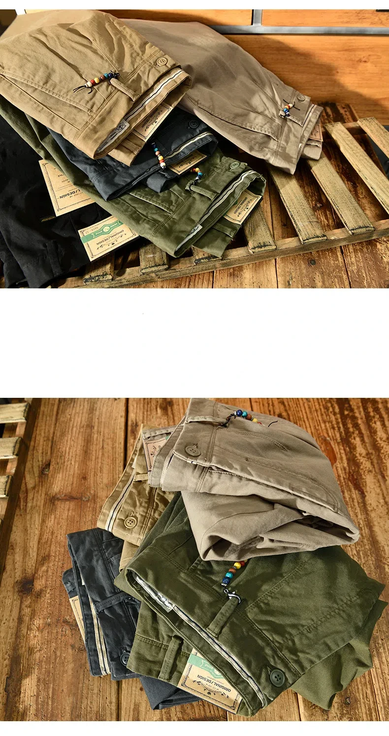 Весенне-летние мужские брюки, – обзор и цена Men'S Fashion Khaki Pants