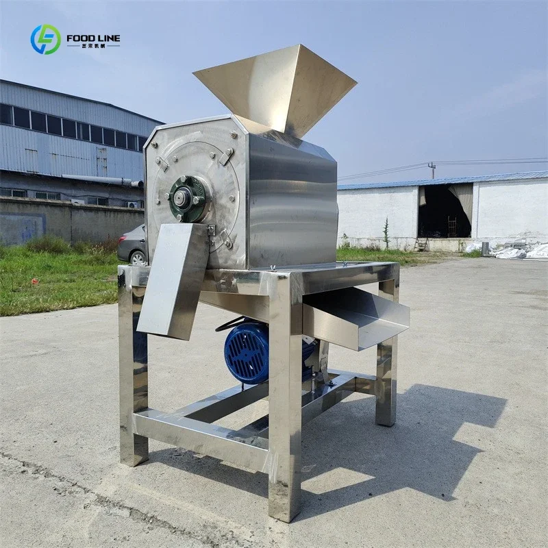 Automatic Fruit Pulping Machine for Mango Grape Strawberry Tomato Juice Puree FL Customized