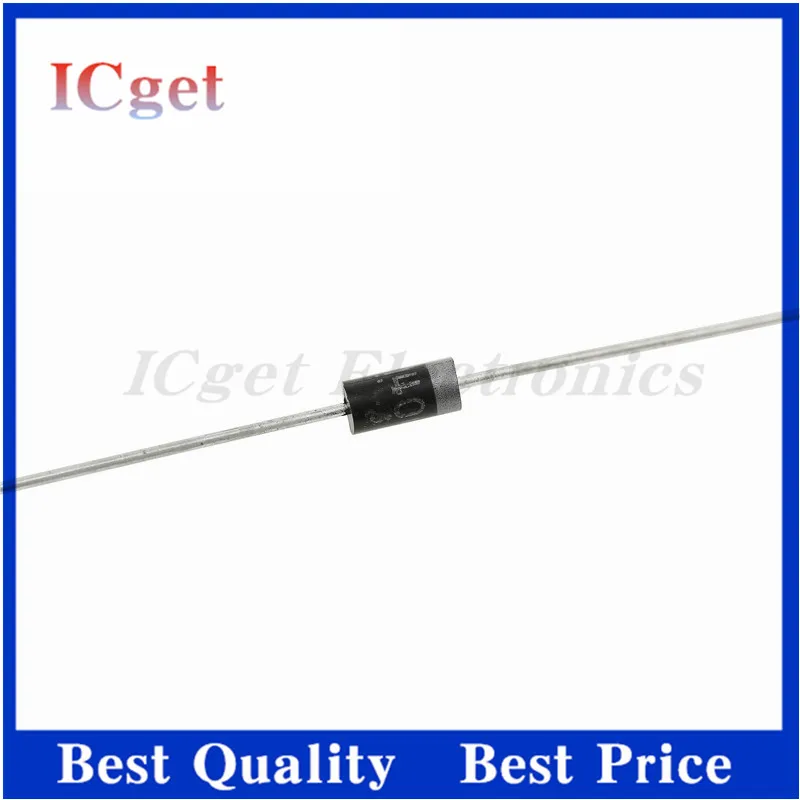 100pcs Rectifier Diode 1A 1000V DO-41 UF4007 UF4006 UF4005 UF4004 UF4003 UF4002 UF4001