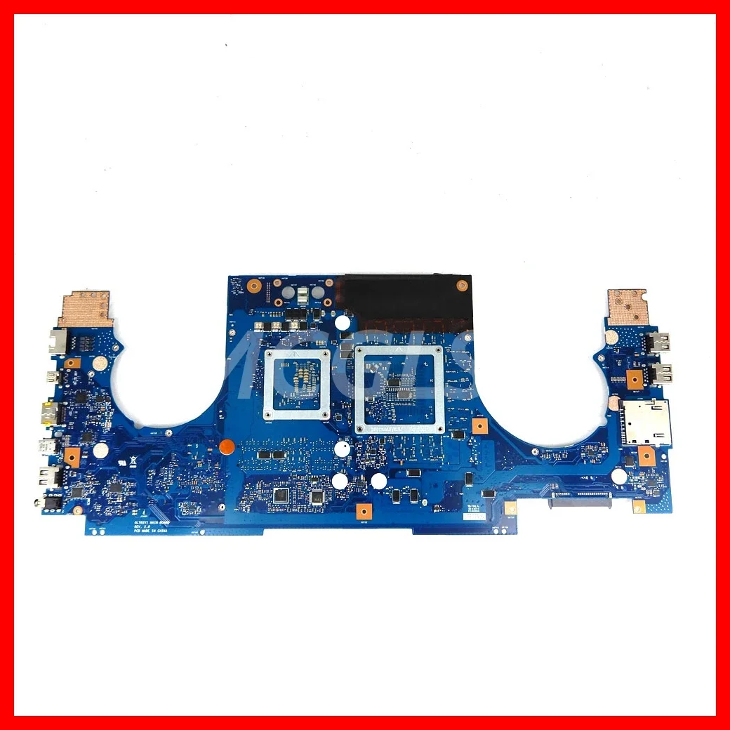 GL702VI Notebook Mainboard For ASUS ROG GL702V GL702VI S7V S7VI Laptop Motherboard With i7-7700HQ CPU GTX1080-V8G GPU