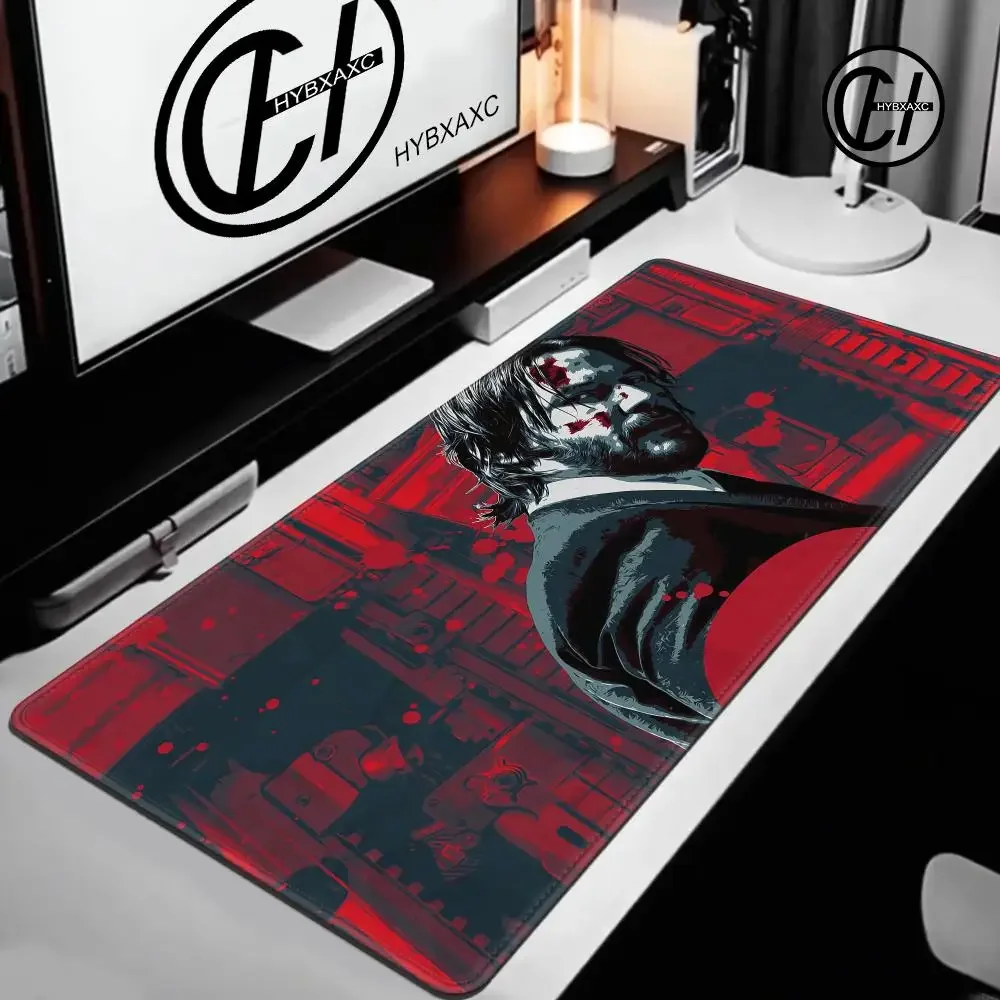 

John Wick Mousepad Non-slip Lockedge Office Student Gaming Thickened Large Writing Pad Cushion