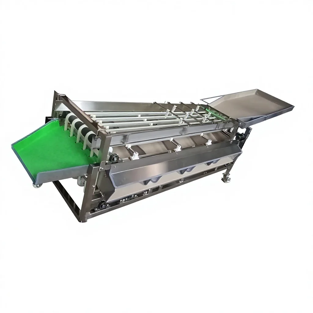 -kk Electric Automatic Apple Lemon Orange Sorter & Grading Machine with Motor 304 Stainless Steel 2000kg/h Capacity