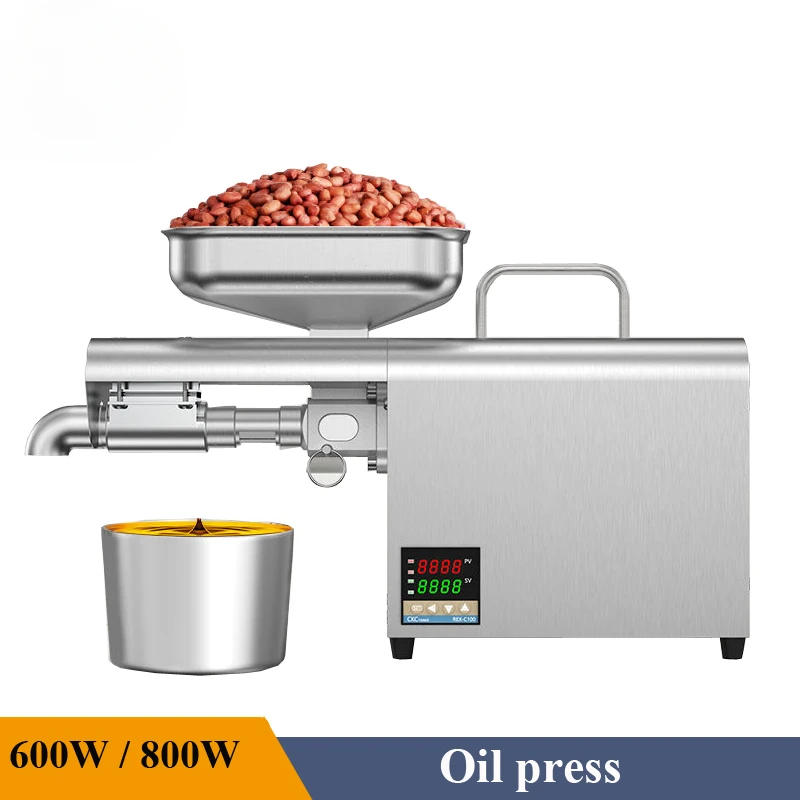 Small Household Oil Press Walnut Sesame Commercial Oil Press Machine Cooking Oil Expeller