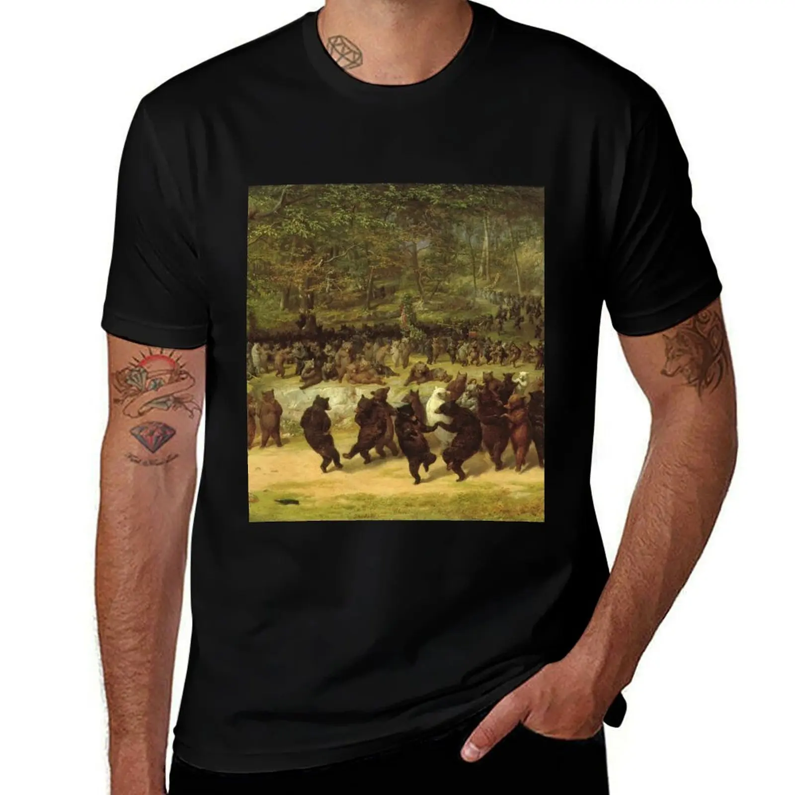 

William Holbrook Beard - The Bear Dance T-Shirt cotton tshirt 100% graphic t shirts for man T-Shirt