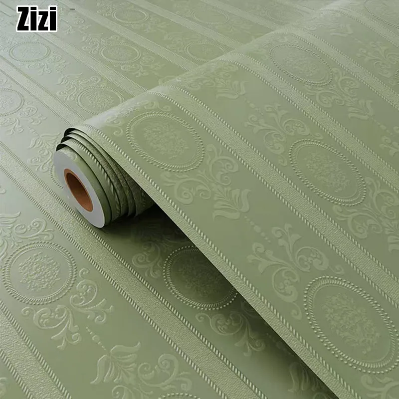 3D Embossed Textured Self-Adhesive Removable Wallpaper Wall Art Sticker for Bedroom Bathroom Living Room Home Decoration