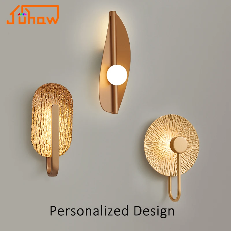 

Modern Minimalist Nordic Bedside Wall Lamp Accent Lighting for Bedroom Living Room Corridor Entryway Home Decoration