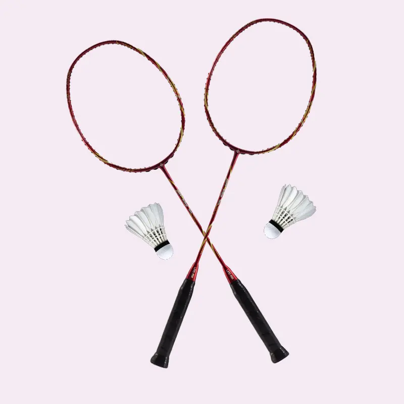 China Popular Badminton Racket Top Badminton Rackets Ling-Mei Brand One Piece H66 high intensity