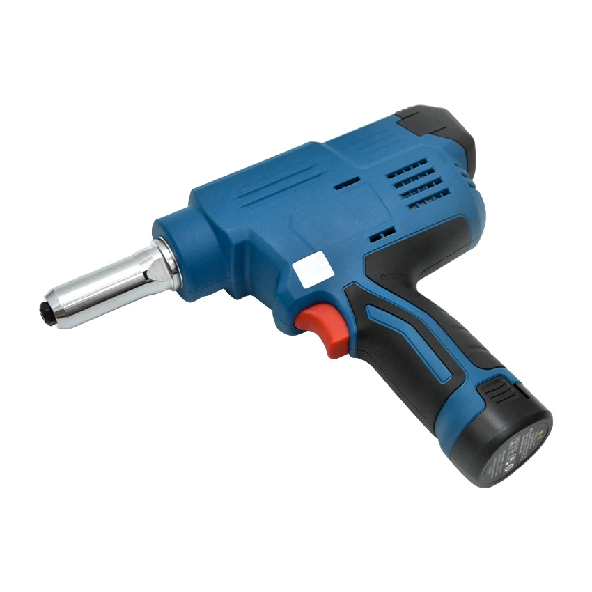 DCPM50 (tipo E) pistola remachadora de tracción de núcleo eléctrico, remachadora de batería de litio de 12V/2.0Ah, herramienta eléctrica