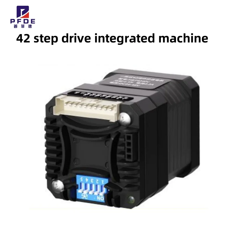 NEMA17 Stepper Motor with Built-in Driver, Integrated Closed-Loop Control, with Pulse Encoder Serial Port RS232