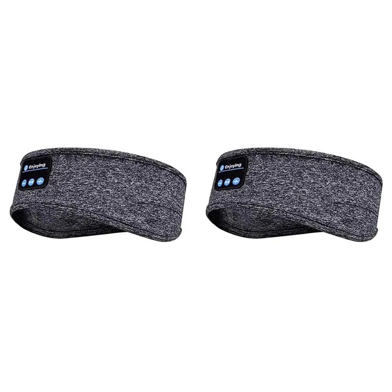A01F-2X Headphones Sports Sleep Headband Elastic Wireless Headphones Music Eye Mask Wireless Bluetooth Headphone Headband B