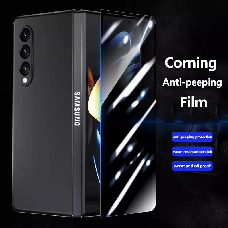 Anti-spy Tempered Glass For Samsung Galaxy Z Fold 6 5G Fold 5 4 3 2 Full Cover Privacy Screen Protector Hard Glass