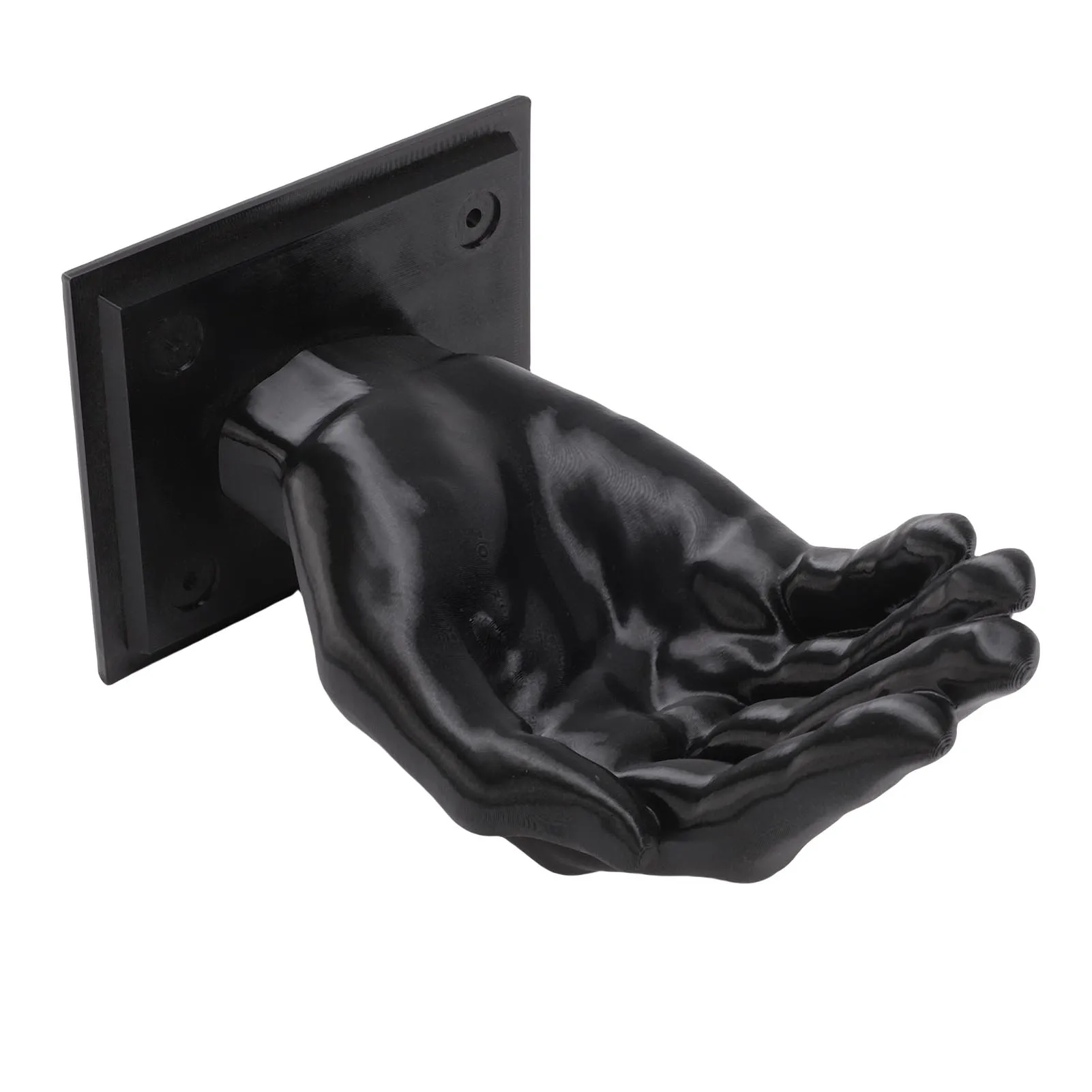 Wandkapstok Wandhaak Creatief Uniek Multifunctioneel 3D Geprint Handvorm Sleutelhanger voor Jas Tas Handdoek Sleutels Wandhaak
