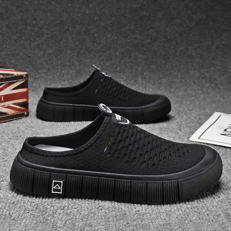 

Hight Top Without Laces Sneakers Men's Walking Original Men's Sports Tennis Men's Shoes Large Size Excercise Sapatenis