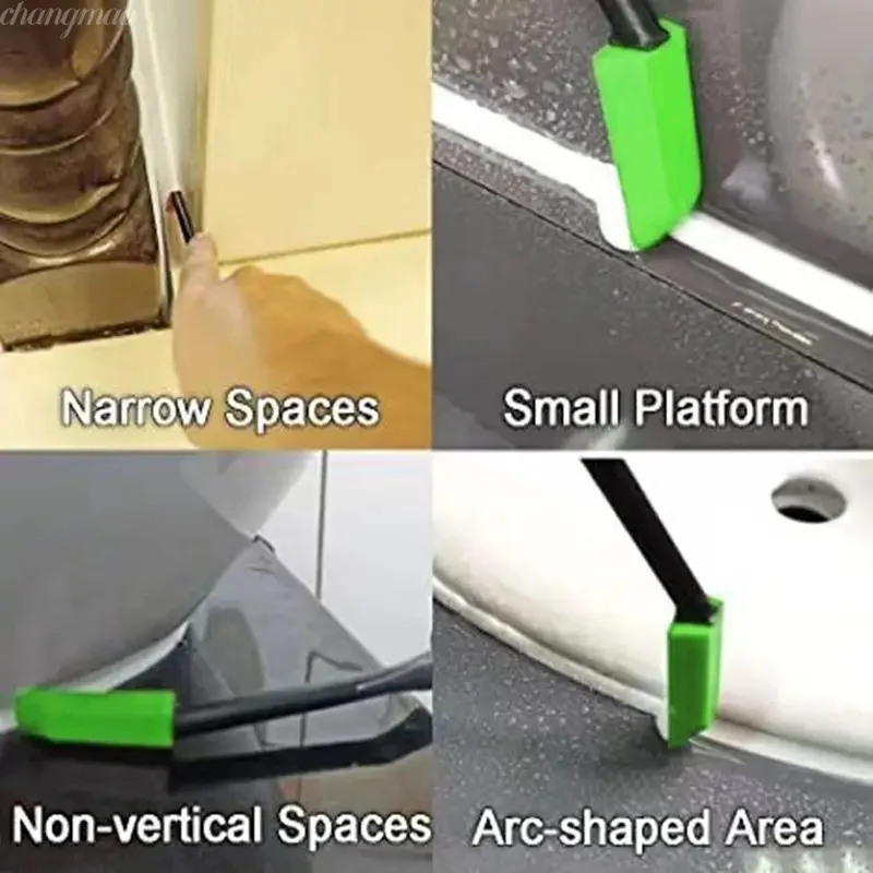 9 In 1 Glass Glue Angle Scraper Sealant Spreader Finishing Tool Kit For Window Ceramics Tile Kitchen Sink Shower Tile Joint Set image 4