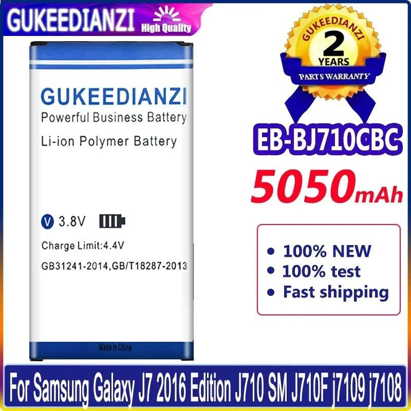 EB-BJ710CBC EB-BJ710CBE 5050mAh Battery For Samsung Galaxy J7 (2016 Edition) J710 J710F/M/H/FN J7(2016) DUOS Battery + Track NO