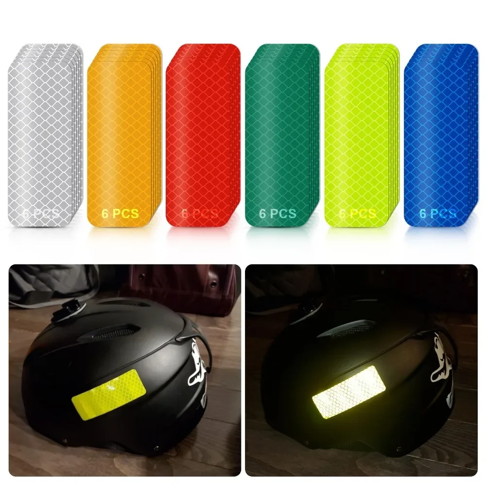 Motorcycle 36PCS/set Reflective Stickers High Visibility Tape Waterproof Reflective Strips Bulk Safety Tape