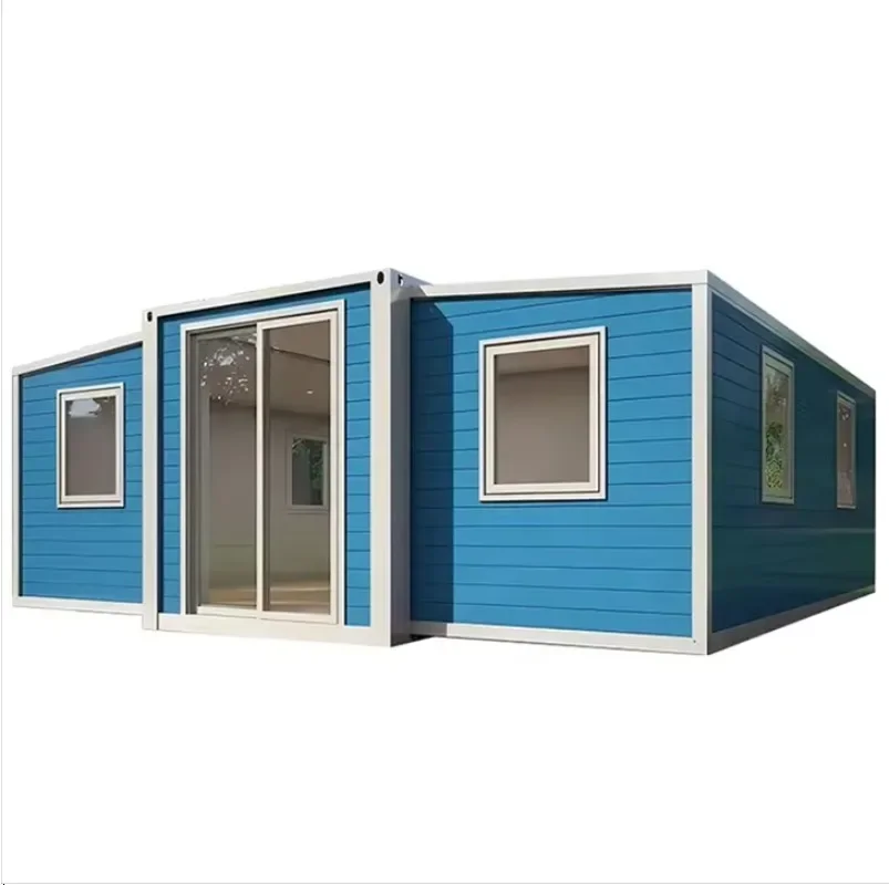 Manufacturer Custom 40ft 40 Ft Expandable Container Home Prefabricated Push Out Container House Prefab Folding Homes 3 in 1