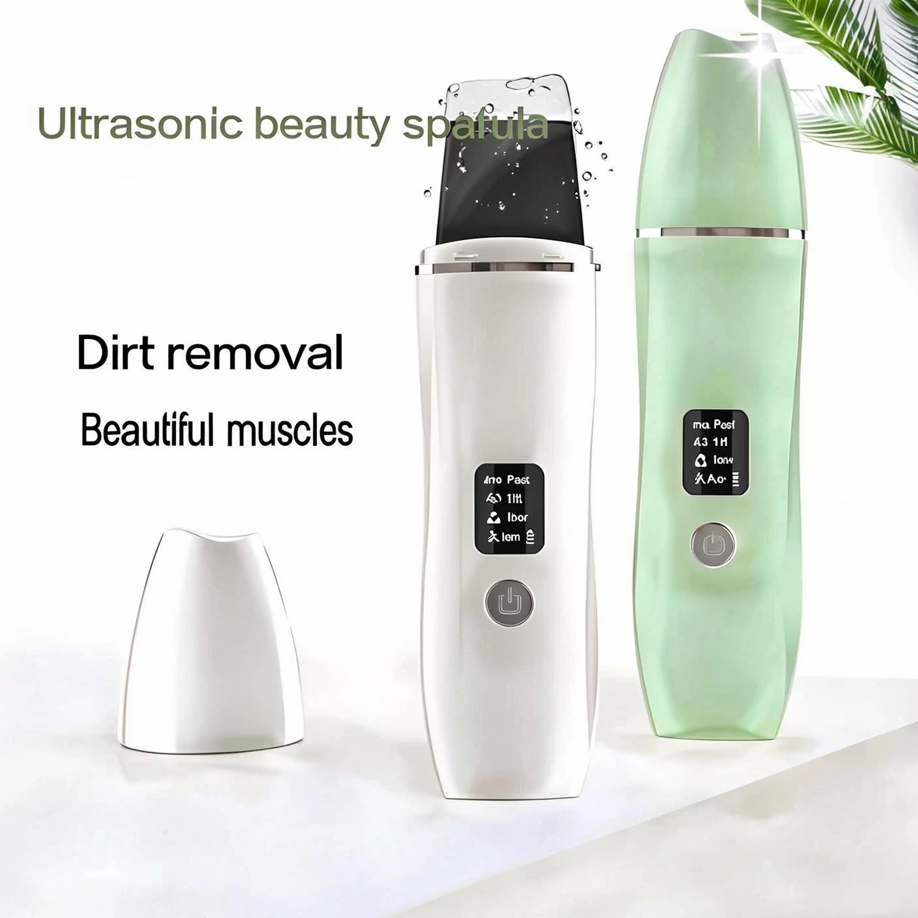 

Ultrasonic Spatula Machine Positive Negative Ion Face Import Export Blackhead Oil Pore Cleaning Instrument Home Use Skin Care