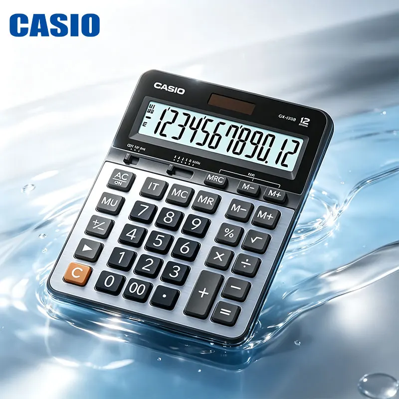 Casio GX-120B/14B/12B MX-12B/120B DS-2B Exquisitely crafted business calculator with silent keys for profit margin calculation