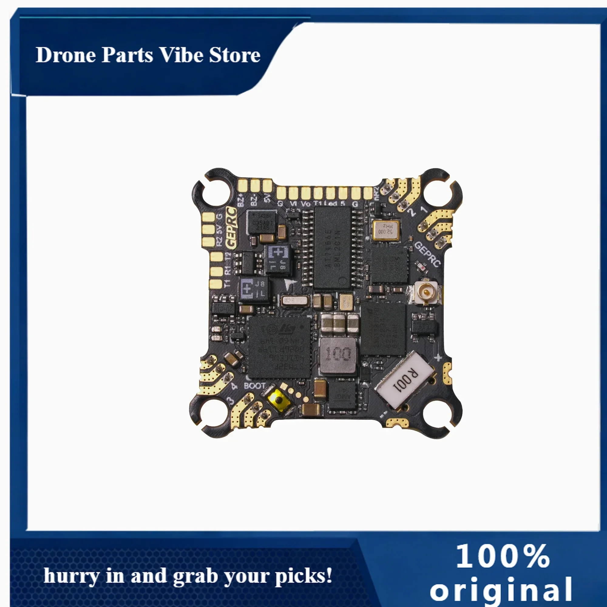 

APGEPRC TAKER F411 12A AIO Built-in ELRS Receiver 2-4S LIPO 25.5X25.5mm