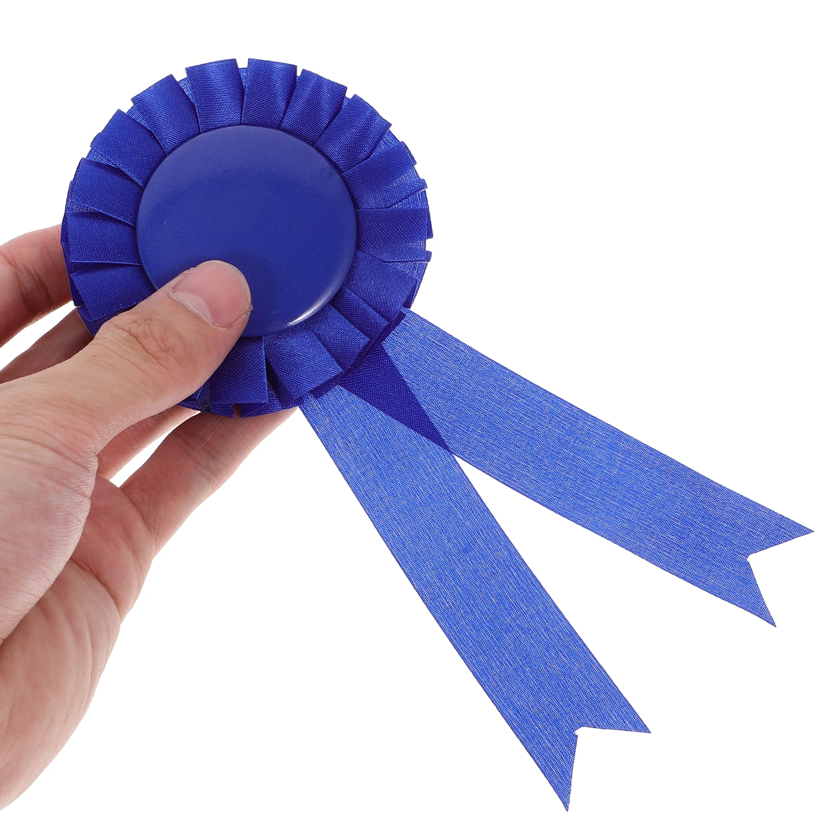 

20pcs Badge Award Ribbons Satin Pins Strong Office Party Diy Decorative Badge Decorations DIY Supplies Red Small